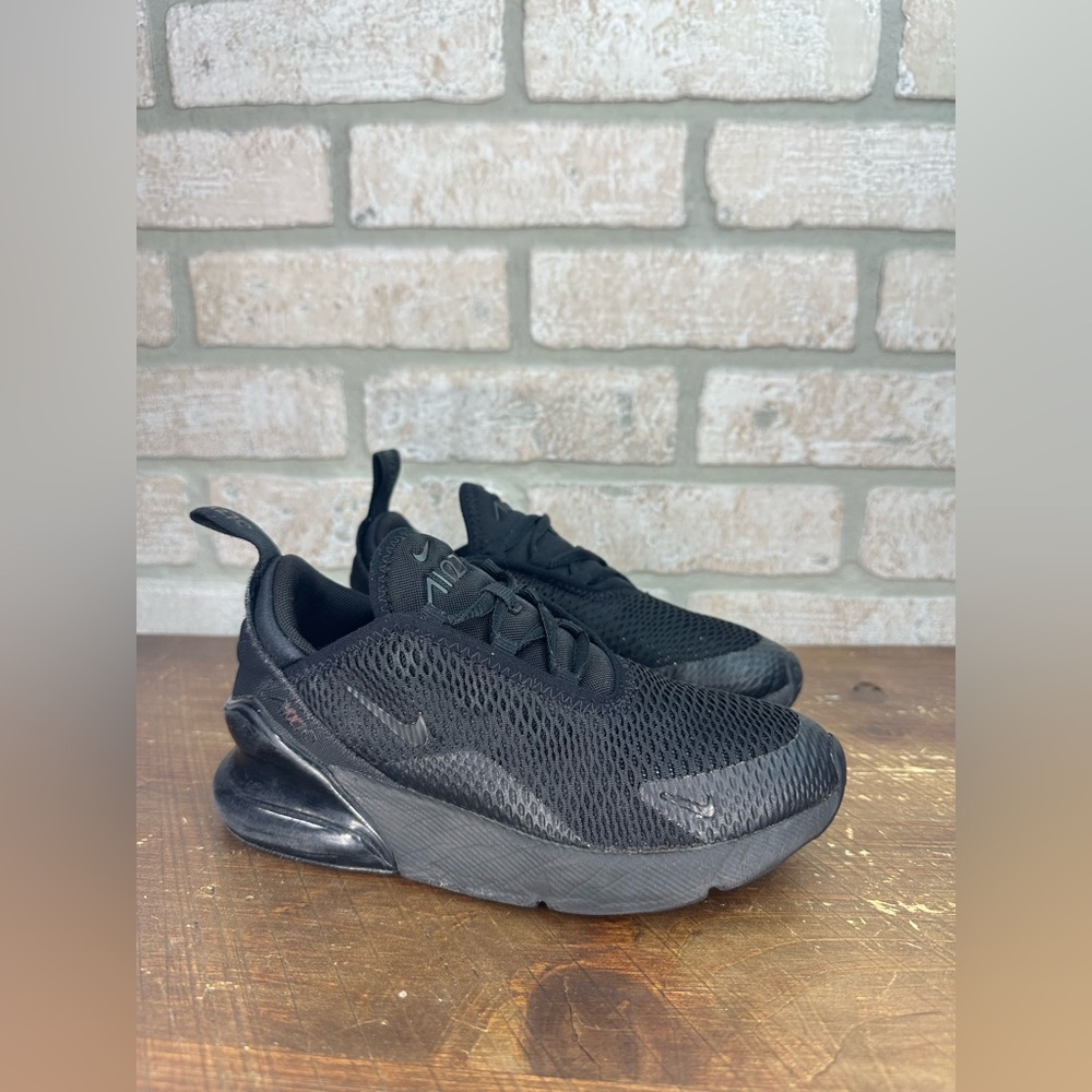 Kid's Nike Air Max 270 Black Size 1Y - 0309
